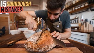 15 Mistakes Most Beginner Sourdough Bakers Make [upl. by Darrow]