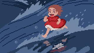 Ponyo on the Cliff  Gake no Ue no Ponyo  崖の上のポニョ  8Bit Cover [upl. by Aniraad]