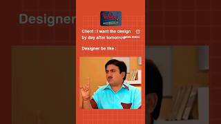 Graphic Designer vs Client 😜😜😜 memes meme shortsyoutube short shortsyt viralshort [upl. by Elrebma473]