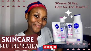 Nivea Perfect and Radiant Eventoneskin care routinereviewIleriife [upl. by Cilka]