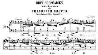 Chopin Three Ecossaises Op72 No3  Regina Smendzianka 1955  Muza XL 0068 [upl. by Dougal]