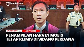 Penampilan Harvey Moeis Tetap Klimis di Sidang Perdana Tak Nampak Sandra Dewi Menemani [upl. by Atidnan]