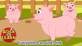 Old MacDonald  Song for Kids with Lyrics  Rock N Learn [upl. by Hevak]