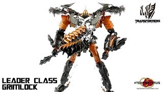 Video Review of the Transformers Age of Extinction Leader Class Grimlock [upl. by Harat416]