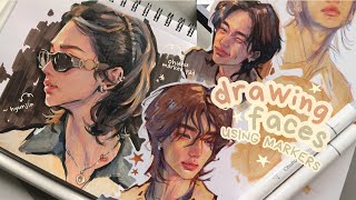 draw with me face studies ⟡ wohuhu [upl. by Adala154]