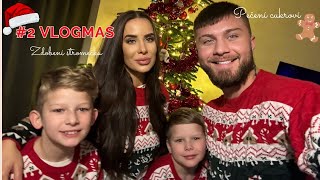 VLOGMAS 2 zdobení stromečku pečení cukroví 🎄🎁 [upl. by Eiroj]