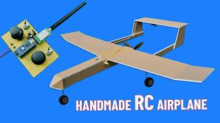 How to Make Super Simple RC Airplane With Handmade RC [upl. by Navlys]