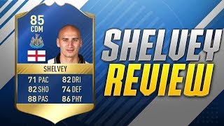 FIFA 17 TOTS SHELVEY REVIEW 85 FIFA 17 TEAM OF THE SEASON PLAYER REVIEW [upl. by Pacorro]