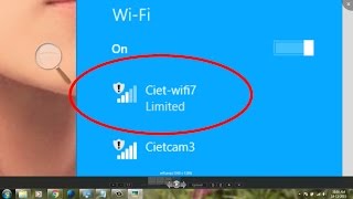 how to fix limited wifi connection on windows 8how to fix limited wifi connection on windows 81 [upl. by Audres545]