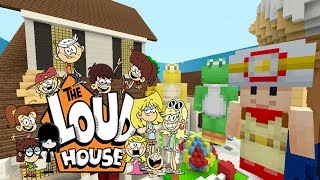 Minecraft Switch  Mario Hide and Seek  The Loud House 8 [upl. by Hilton772]