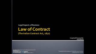 Topic 0  Introduction to Contract Law [upl. by Breh]