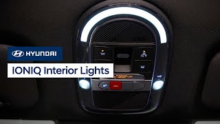 Interior Lights  IONIQ  Hyundai [upl. by Atiuqcir]