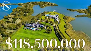 Inside The Most Expensive Hamptons Estate Sold in 2021  118500000 [upl. by Aterg]