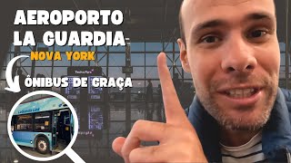 Como ir do Aeroporto La Guardia de Metrô e ônibus até Nova York [upl. by Nemracledairam]