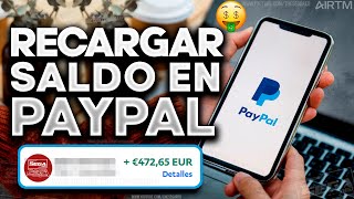 🔥Cómo RECARGAR SALDO a PAYPAL FÁCILMENTE SIN TARJETA 2024  DINERO EFECTIVO A DÓLARES con AirTM🤑 [upl. by Raymonds]