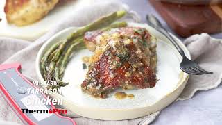 The Best Mustard Tarragon Chicken Youll Ever Make  ThermoPro Recipes [upl. by Srevart]