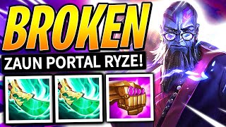 FORCE THIS RYZE BUILD WHEN YOU GET THE ZAUN MAP I Teamfight Tactics I TFT 1314B Ranked Guide [upl. by Wahkuna]