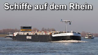 Schiffe auf dem Rhein  Xanten 2023  Binnenschifffahrt [upl. by Veronike129]