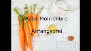 Möhrenbrei  Babys erster Brei  Babybrei Rezept ab 5 Monaten  Beikosteinführung [upl. by Enerahs364]