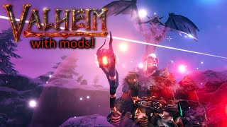 Kill Moder again Ice Scepter  Valheim with mods  36 [upl. by Falconer]