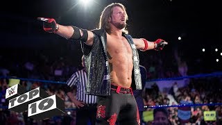 AJ Styles greatest moments WWE Top 10 Jan 6 2018 [upl. by Attikram593]