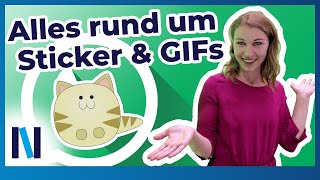 WhatsApp Android Eigene Sticker amp GIFs erstellen und verschicken – so geht’s [upl. by Hayarahs]