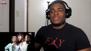 FIRST TIME HEARING THE BEE GEES TOO MUCH HEAVEN REACTION [upl. by Occor]