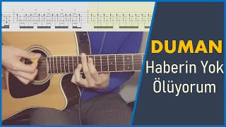 DUMAN  Haberin Yok Ölüyorum TABLI [upl. by Nnylyt321]