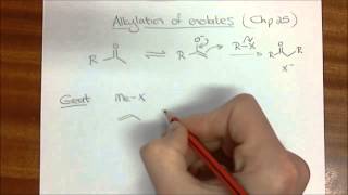 Chemistry 3 Alkylation of Enolates Introduction [upl. by Eilerua251]