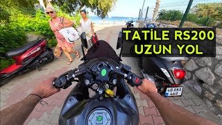 PULSAR RS 200 UZUN YOL DENEYİMİ  MUĞLADATÇA [upl. by Hayotal]