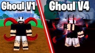 Going From Noob To Awakened GHOUL V4 In One Video Blox Fruits [upl. by Aneret]