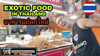 EXOTIC FOOD IN THAILAND  Udon Thani Night Market  Kabayan Laos [upl. by Manara]