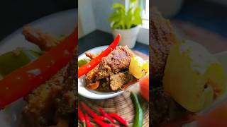 Ratah Saja Pon Sodap Daging Goreng Berkunyit malayfood meat masukberanda short bondanisz [upl. by Prem483]