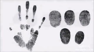 BabyRice Tutorial  How to make Adult Handprints and Fingerprints using Inkless Wipes and Cards [upl. by Yrot]