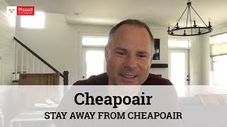 STAY AWAY FROM CHEAPOAIR Cheapoair Reviews [upl. by Ennairac]