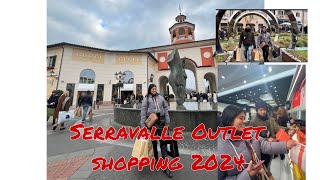 Shopping in Serravalle Outlet sale 2024 [upl. by Airliah]