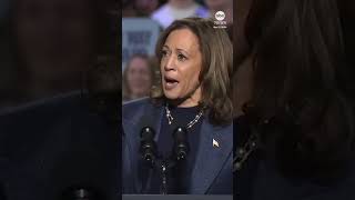 Harris begins Michigan rally speech by addressing war in Gaza [upl. by Cleo]