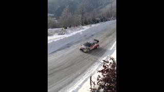 Rallye Monte Carlo 2013  ES 11 Sébastien Loeb [upl. by Marvin882]