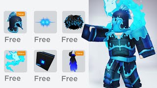 25 COOL BLUE FREE ITEMS ROBLOX 2024 🥳😎 [upl. by Mike298]