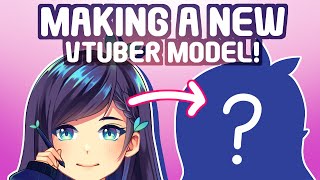 Drawing amp Rigging A New VTUBER Model✨ [upl. by Harberd]