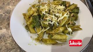 SALMON PESTO PASTA WITH BROCCOLI  PASTA RECIPE [upl. by Hassett]