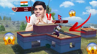 Nepal Top 1 AWM🇳🇵 vs India AWM Top 1🇮🇳 In same Lobby💀Watch at your Risk🗿 [upl. by Ulysses397]