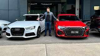 Audi C7 RS6 vs 8Y RS3  Now the same Price which is Better Value [upl. by Moise474]