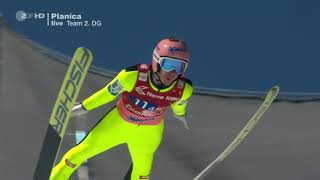 Skifliegen Planica 2017 Stefan Kraft 2510m OLD HILL RECORD [upl. by Samira874]