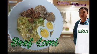 Easy Lomi Recipe Beef [upl. by Adall]