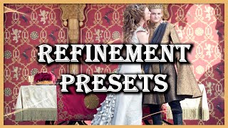 Refinement Presets  Economy Stats  GoTWiC [upl. by Oitaroh288]