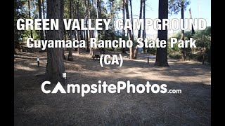 Green Valley Campground Cuyamaca Rancho State Park California Campsite Photos [upl. by Oicangi]