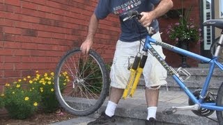 How To Remove The Front Wheel of a Bicycle [upl. by Cerallua]