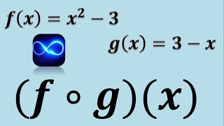 Composición de funciones Método fácil Ejemplo 2 [upl. by Onivla]