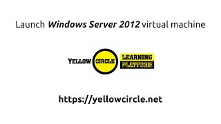 Windows Server 2012 in Yellow Circle [upl. by Espy]